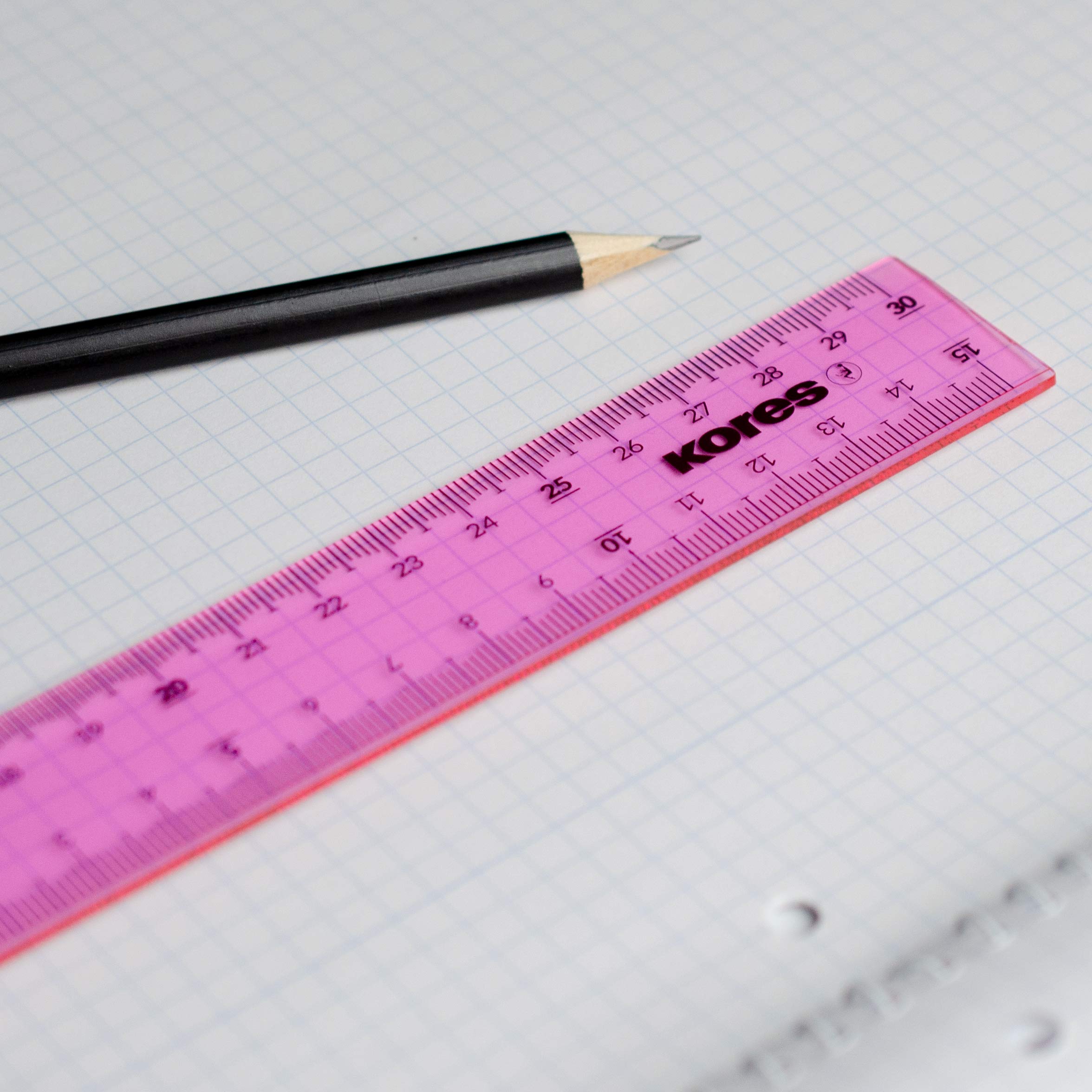 kores-lineal-30-cm-transparent-mit-tuschekante-sortiert image 3