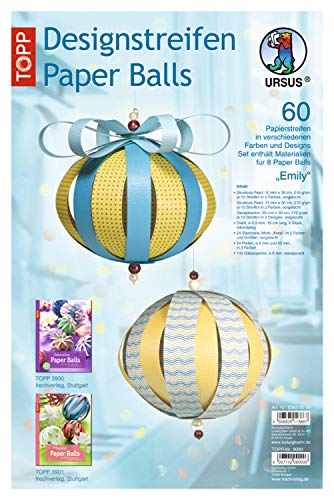 ursus-23430099-designstreifen-paper-balls-emily-f-r-8-kugeln-10-cm image 3