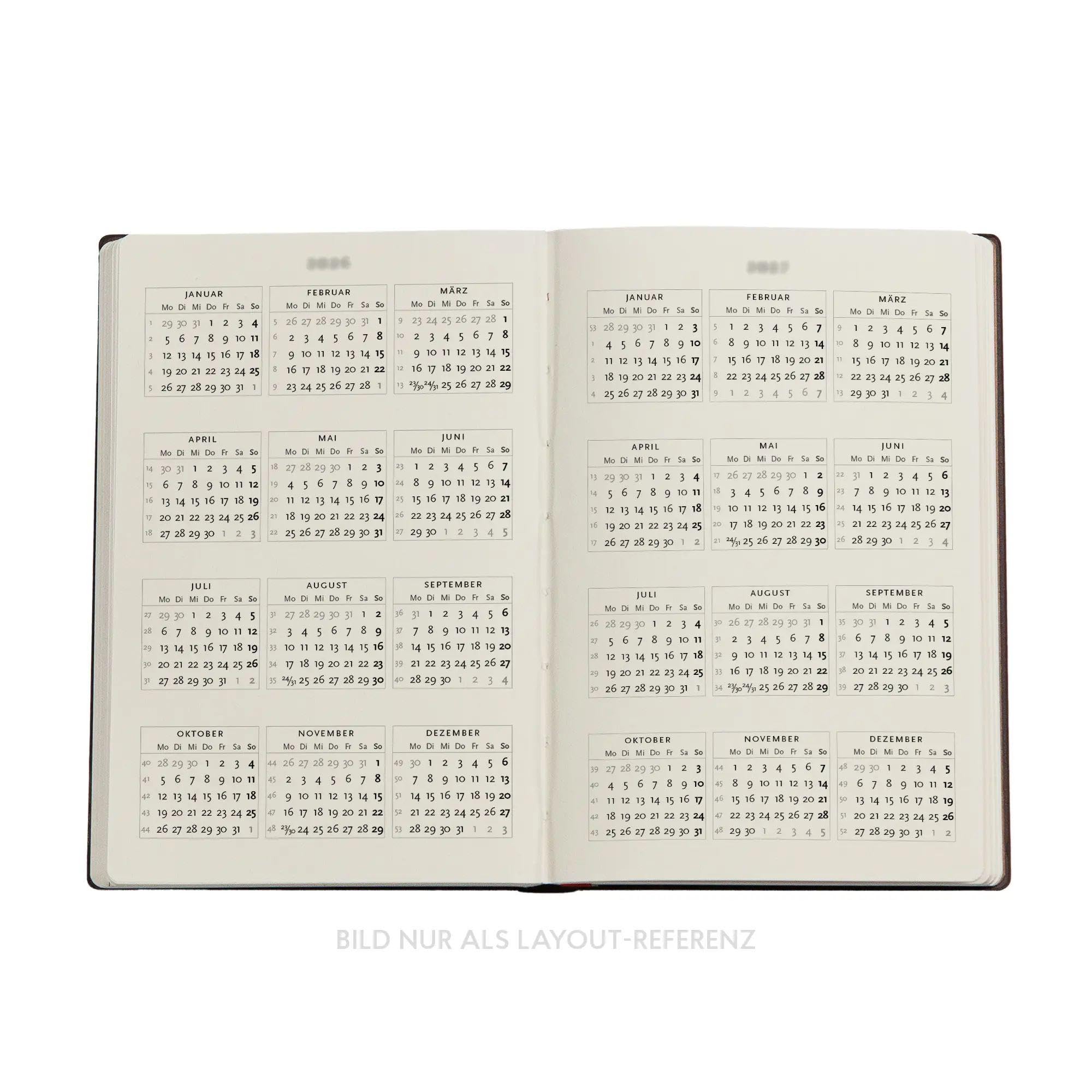 paperblanks-seidenhimmel-mini-12-monatskalender-2027-horizontal-1-woche-2-seiten image 6
