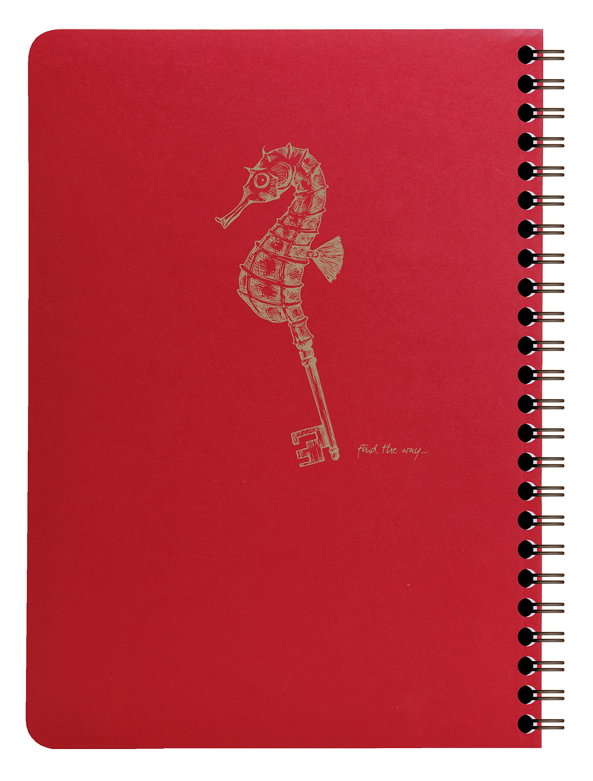 clairefontaine-flying-spirit-red-notizbuch-a5-doppelspiral-60-blatt-liniert-90g- image 3