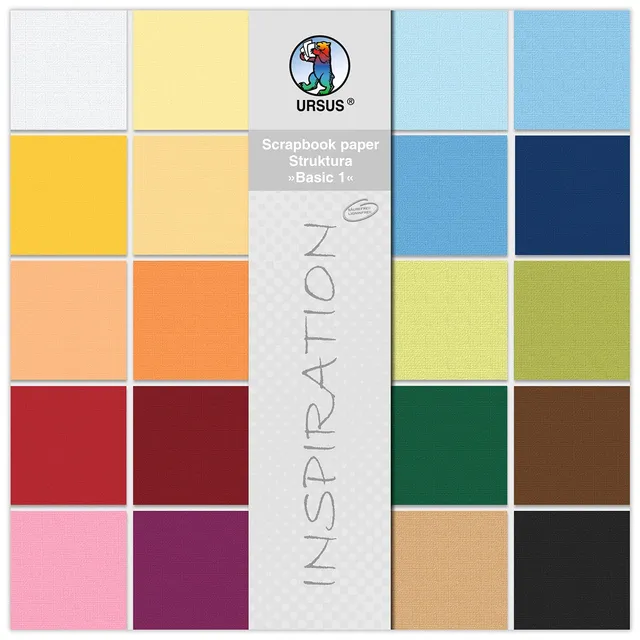 ursus-struktura-basic-1-bastelblock-30-5-x-30-5-cm-20-blatt-in-20-farben-220-g-q image 1
