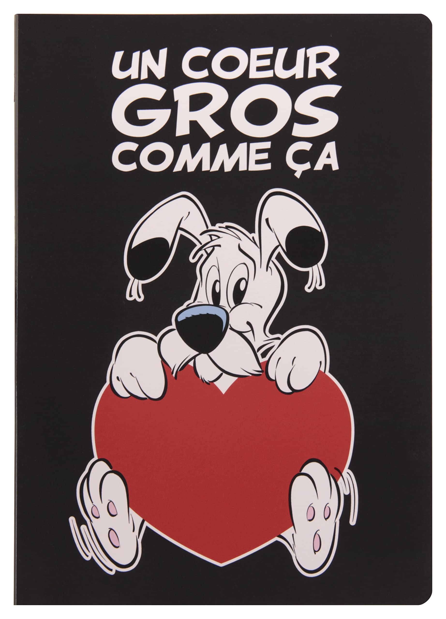 clairefontaine-813039c-notizheft-asterix-4-a4-48-blatt-idefix-motiv image 1