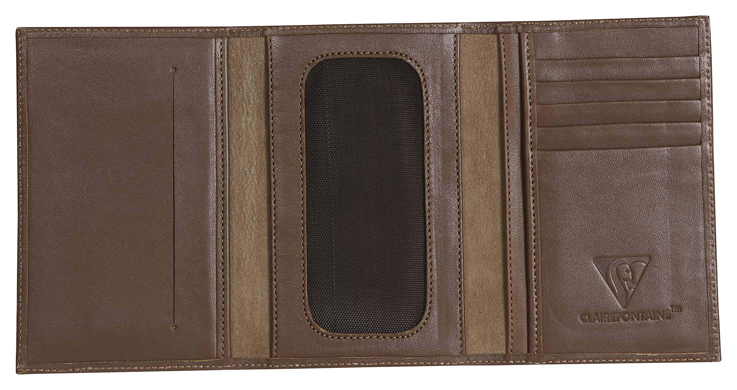 clairefontaine-lawrence-kartenetui-lammleder-15-x-10-cm-kamelbraun image 1
