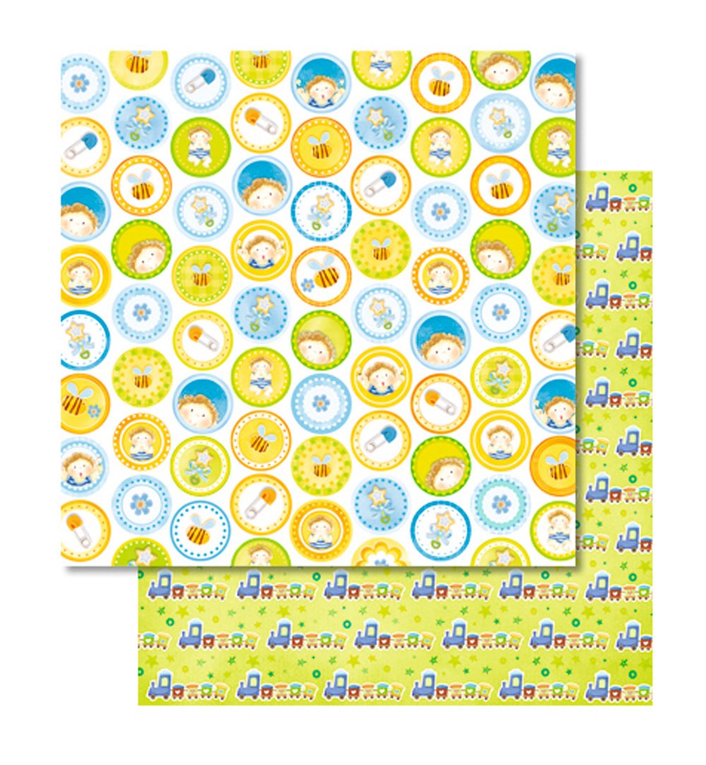ursus-703000109-premium-glitter-scrapbook-paper-baby-boy-designkarton-30-5-x-30- image 2