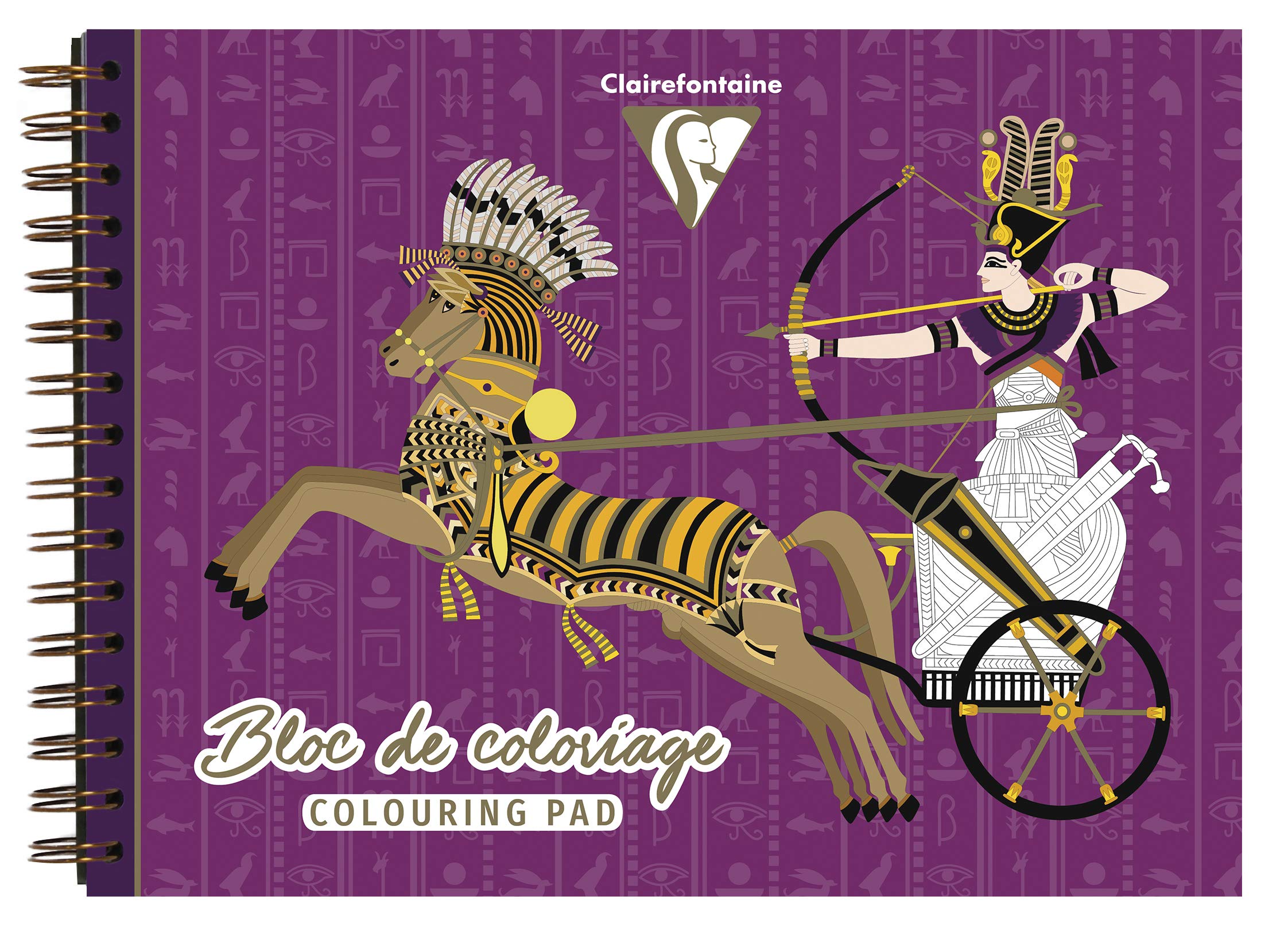 clairefontaine-96188c-ausmalblock-gypten-32x24-cm-20-blatt-250g image 1