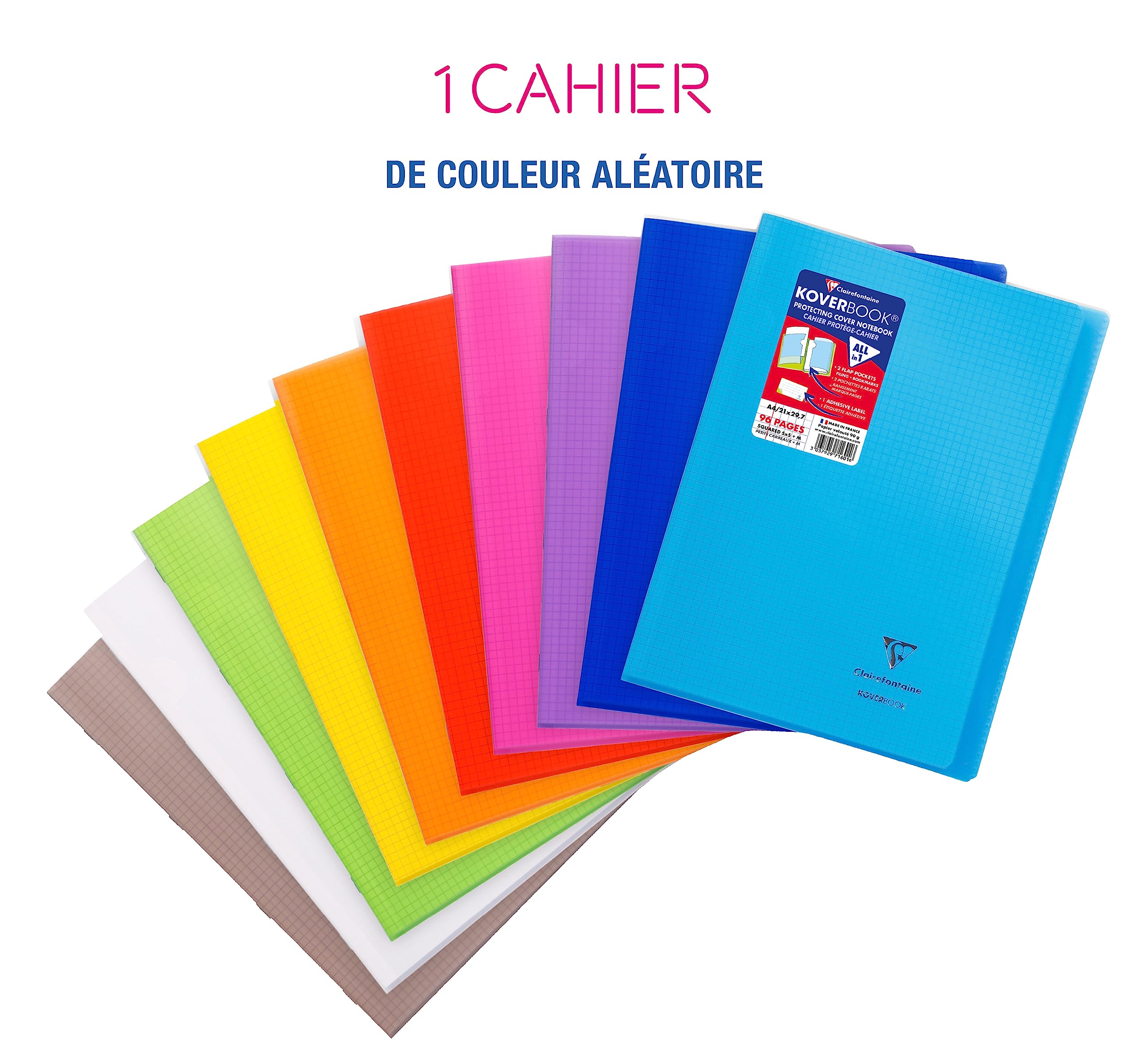 clairefontaine-koverbook-heft-din-a4-kariert-48-blatt-transparent image 2