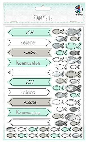 ursus-56919204f-stanzteile-ich-feiere-meine-kommunion-mint-taupe-312-teile image 6