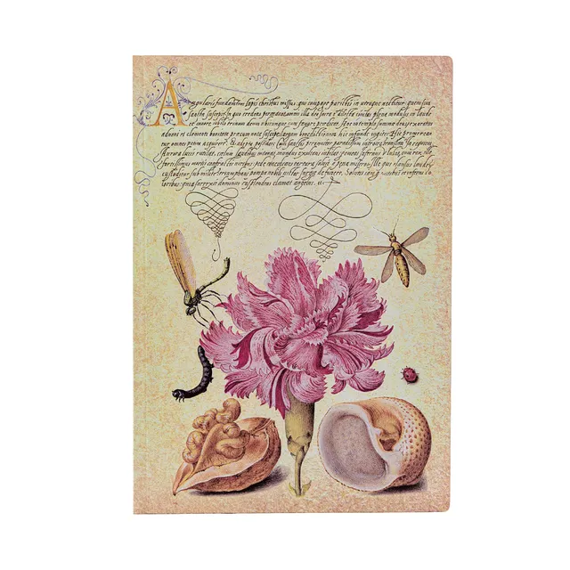 paperblanks-pink-carnation-mira-botanica-midi-notizbuch-softcover-flexi-unlinier image 1