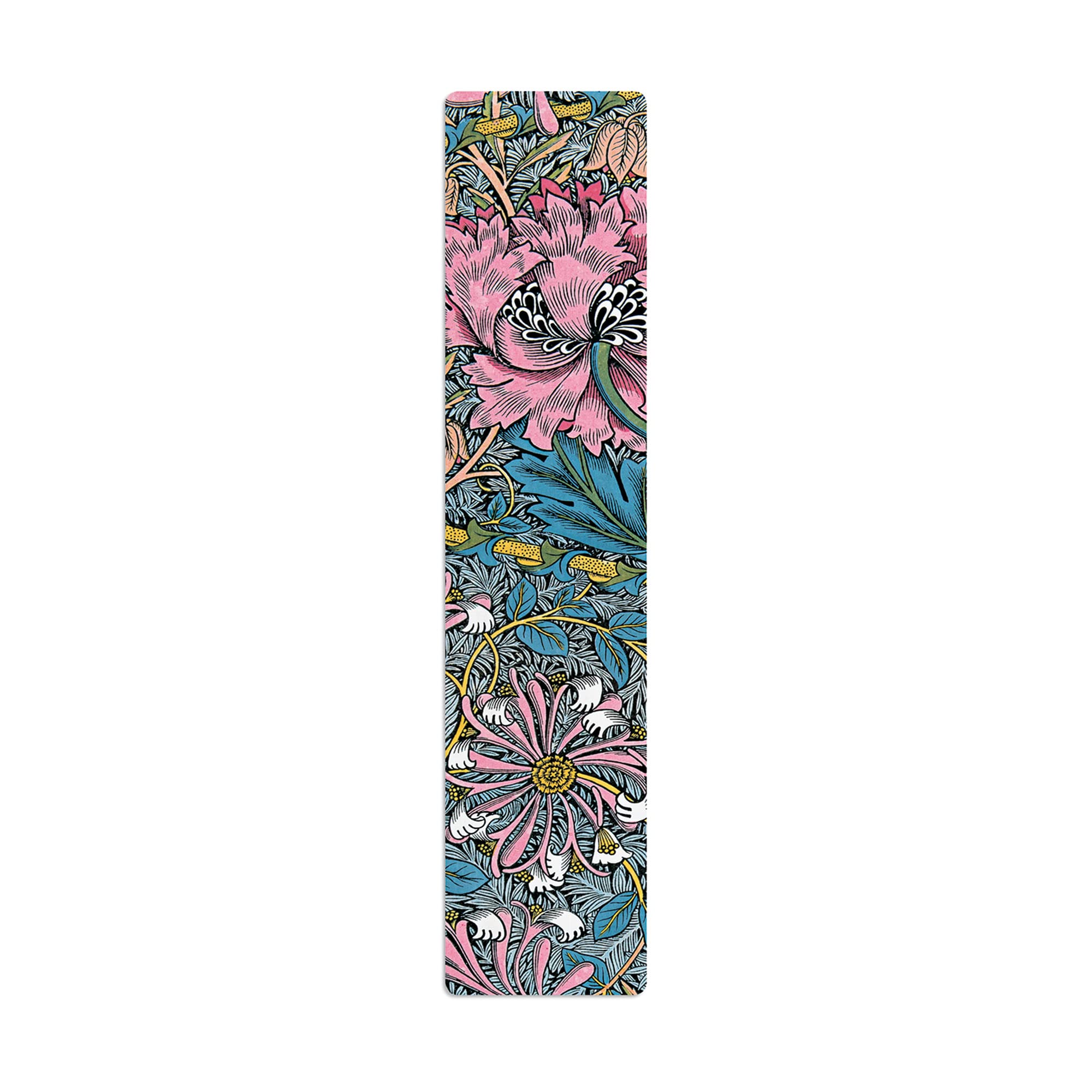 paperblanks-morris-pink-honeysuckle-lesezeichen-doppelseitig-strukturiert image 1