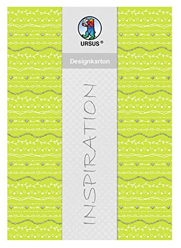 ursus-designkarton-hochzeit-gr-n-din-a4-200-g-qm-25-blatt-silber-folienveredelt image 5