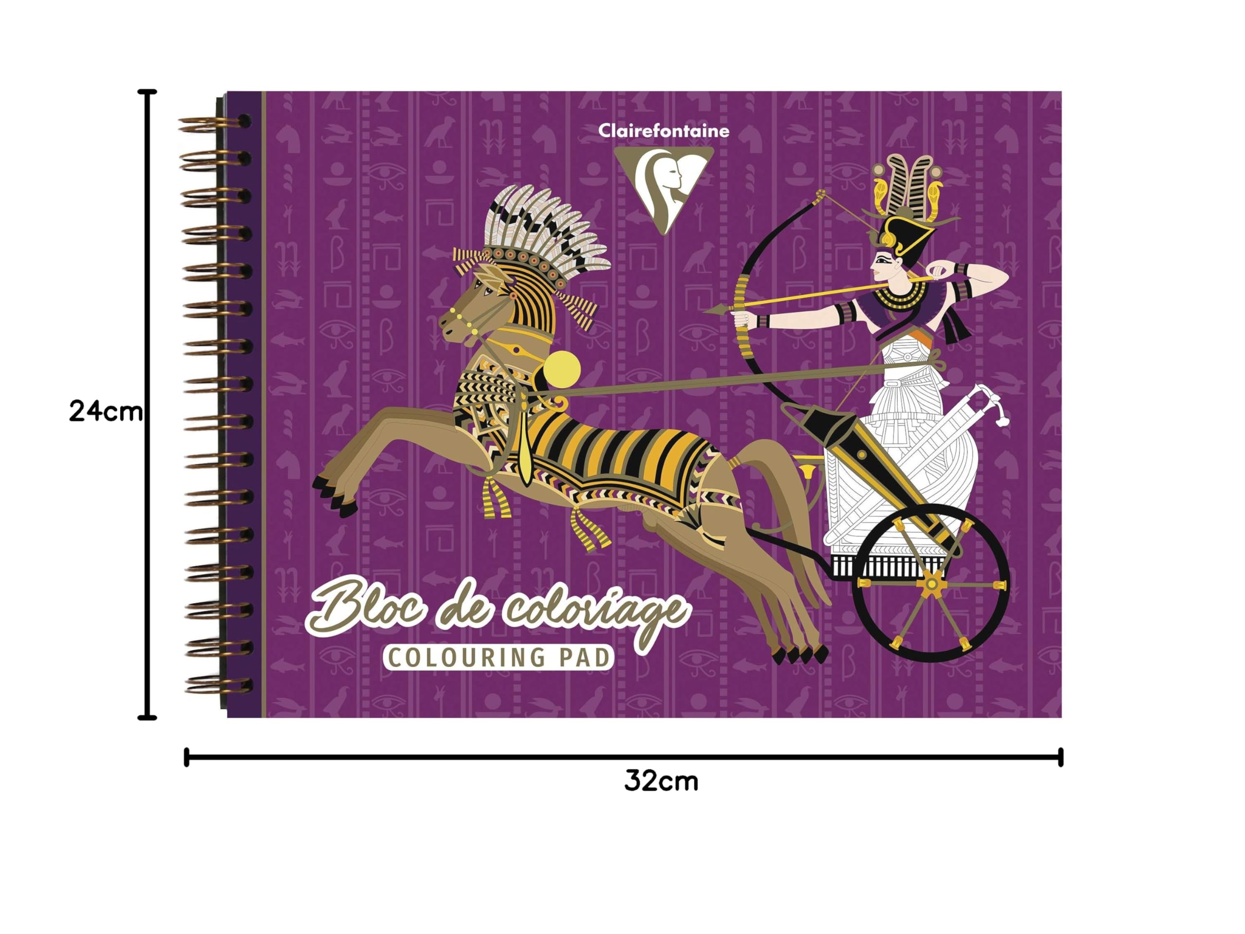 clairefontaine-96188c-ausmalblock-gypten-32x24-cm-20-blatt-250g image 5