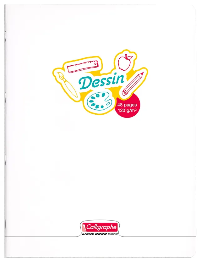 clairefontaine-calligraphe-18154c-zeichenheft-a4-24x32-cm-blanko-120g image 1