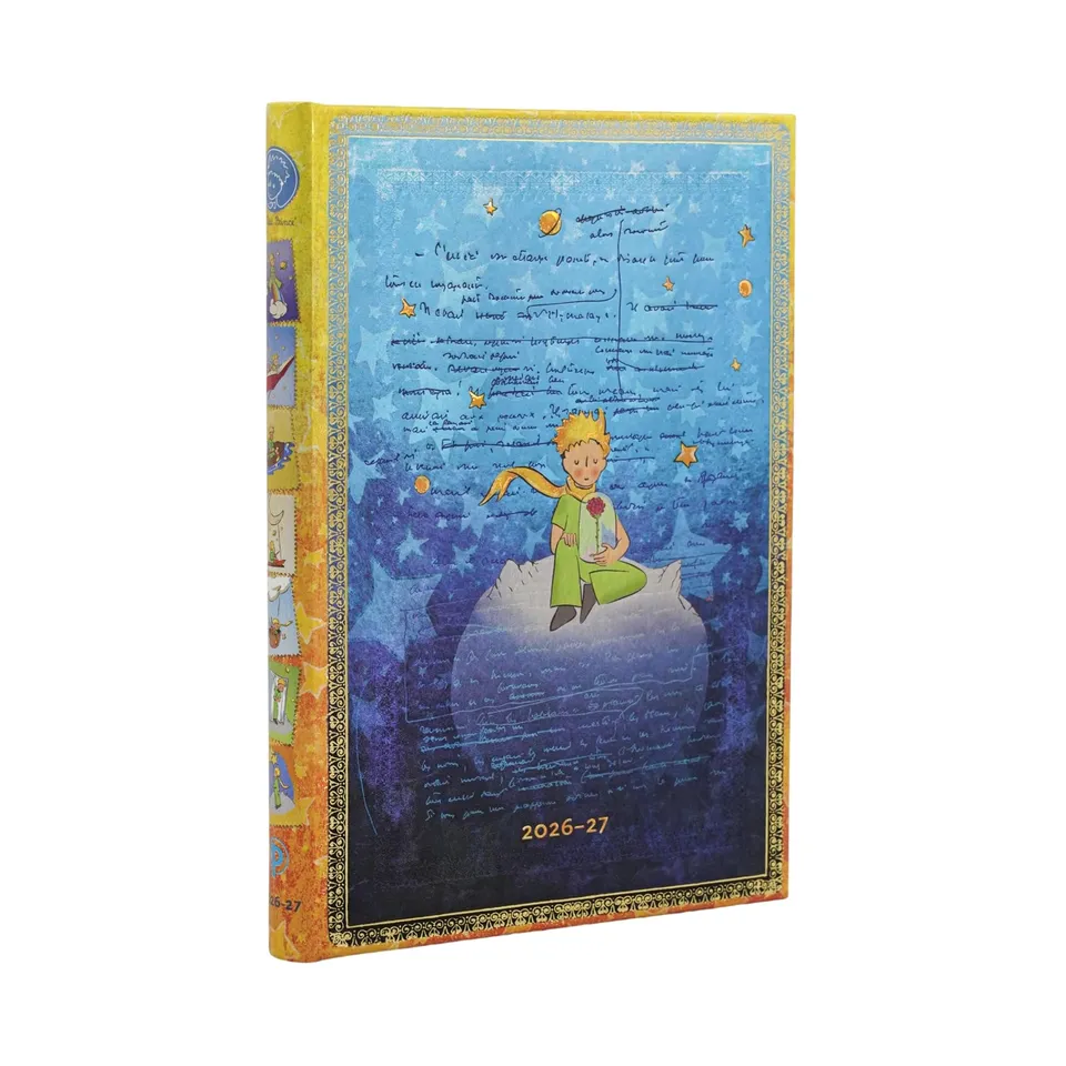 paperblanks-dayplanner-2027-der-kleine-prinz-midi-horizontal-18-monate-hardcover image 1
