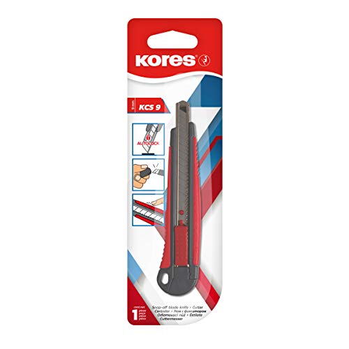 kores-kcs9-metall-cuttermesser-9-mm-mit-abbrechklinge-soft-grip image 5