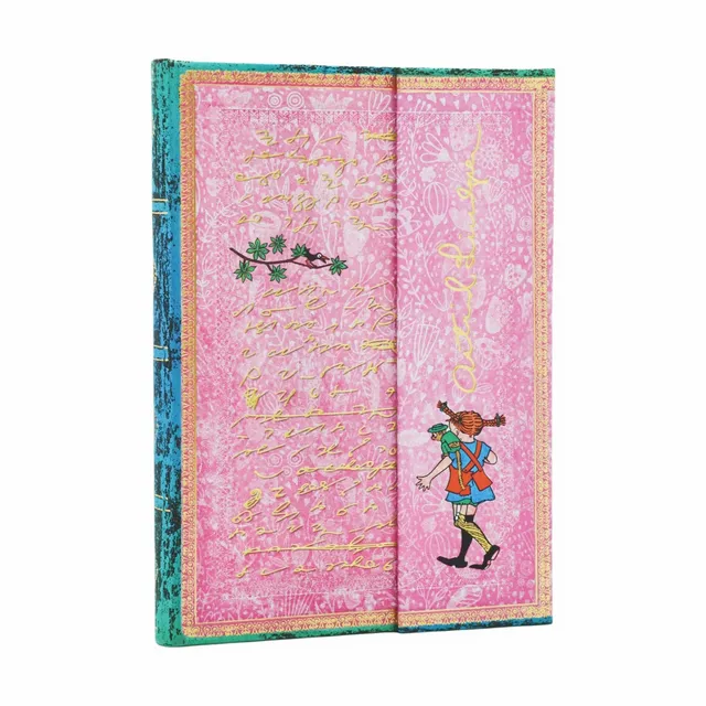 paperblanks-pippi-longstocking-midi-hardcover-journal-linienlos-mit-verschluss image 1