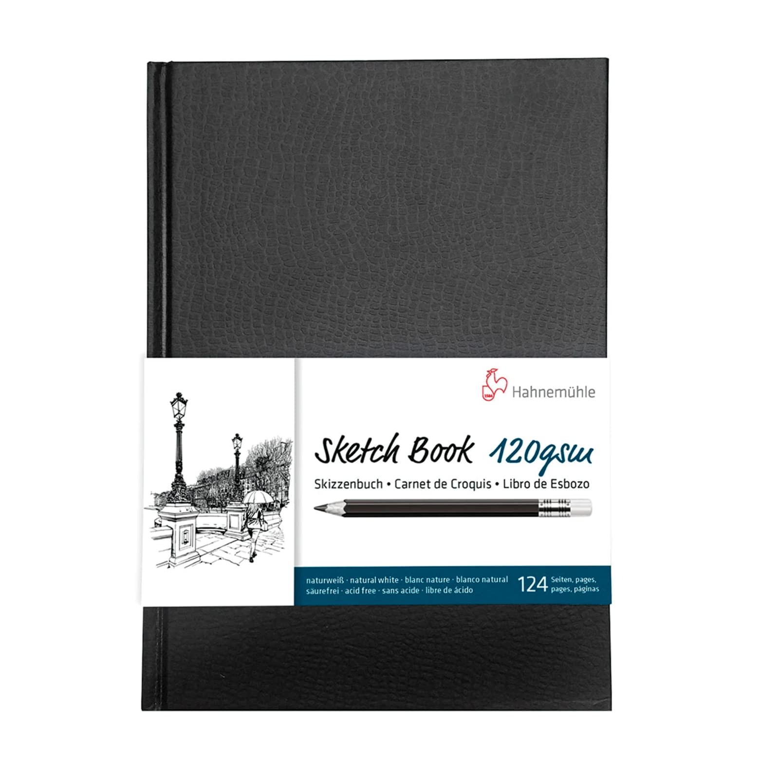 hahnem-hle-10-628-353-sketch-book-a4-hardcover-120-g-m image 1