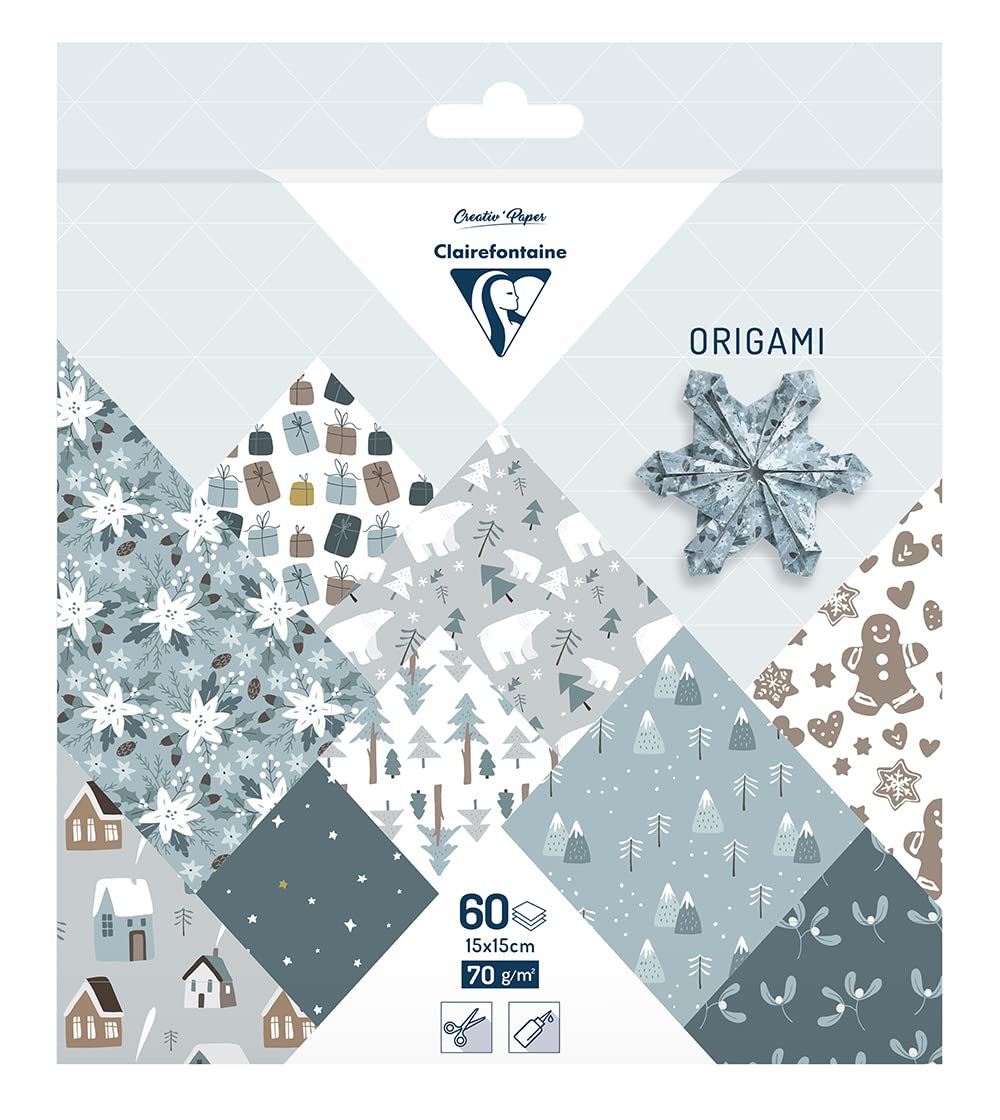 clairefontaine-origamipapier-polarweihnacht-15x15-cm-70g-60-b-gen image 1