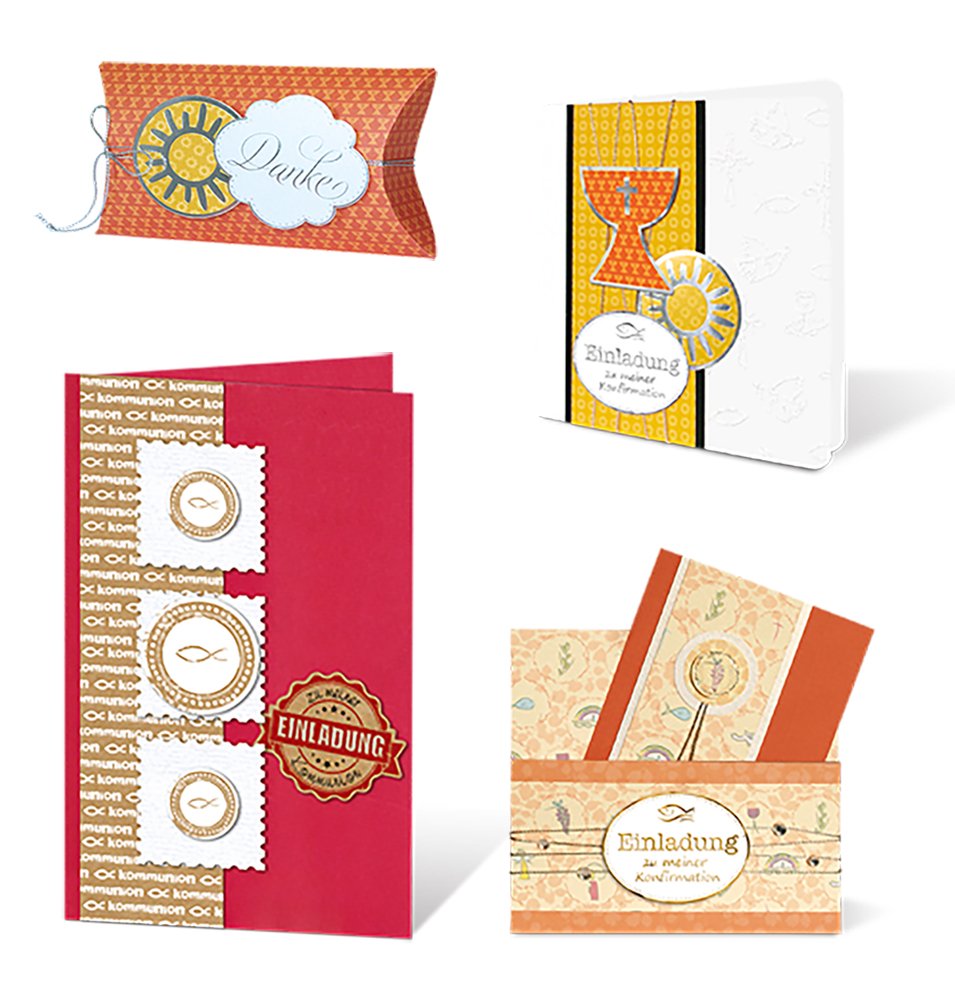 ursus-56700008-topper-einladung-zu-meiner-konfirmation-wei-gold-8-st-ck-6-5-x-7- image 2