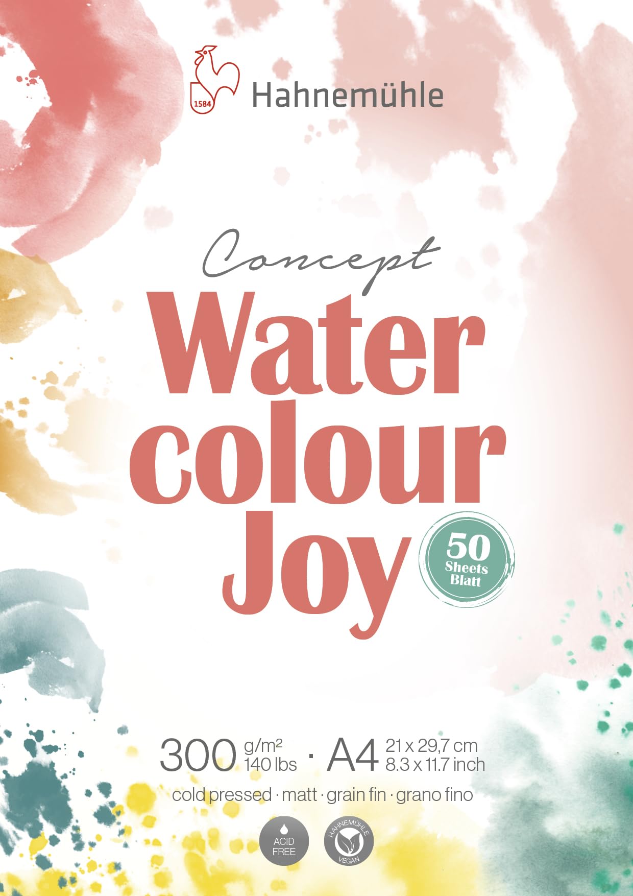 hahnem-hle-concept-watercolour-joy-aquarellblock-din-a3-25-blatt-300-g-m image 6
