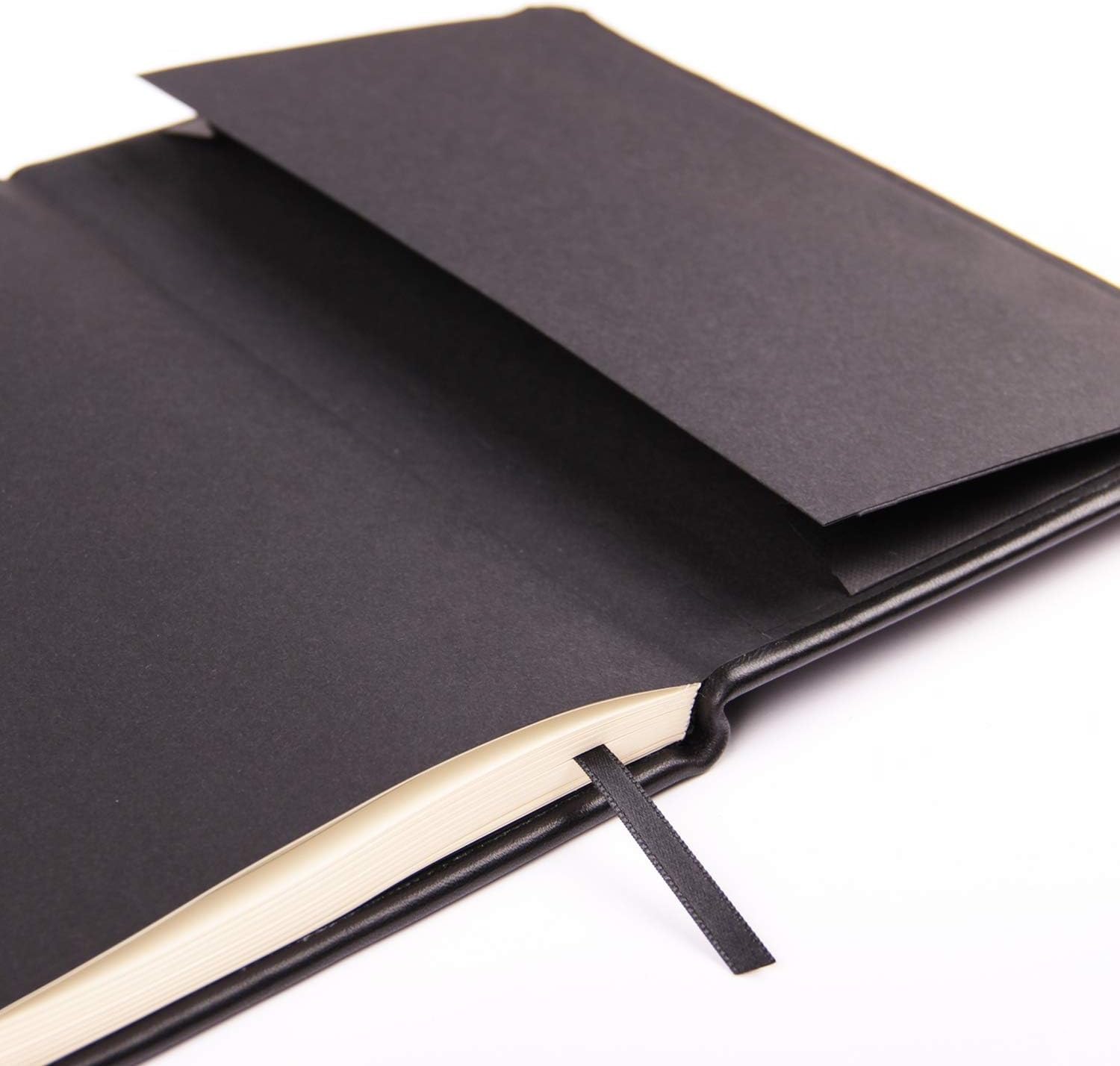 clairefontaine-black-forest-kladde-a5-liniert-hardcover-lammleder-l-we image 7