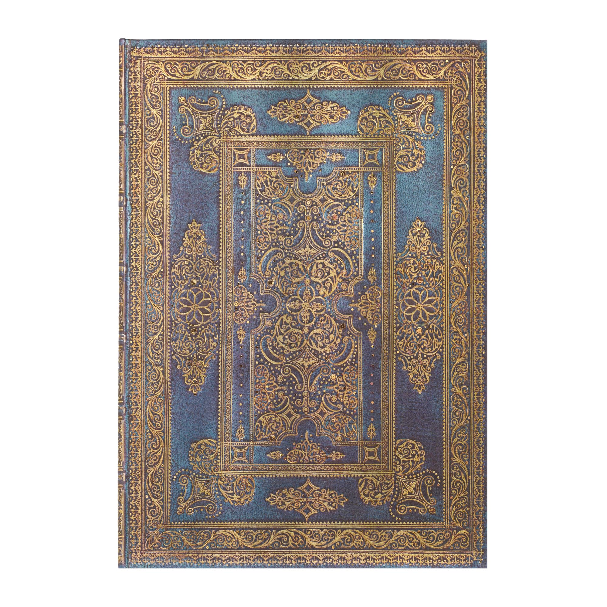paperblanks-blue-luxe-grande-hardcover-journal-unliniert-mit-elastikband image 1