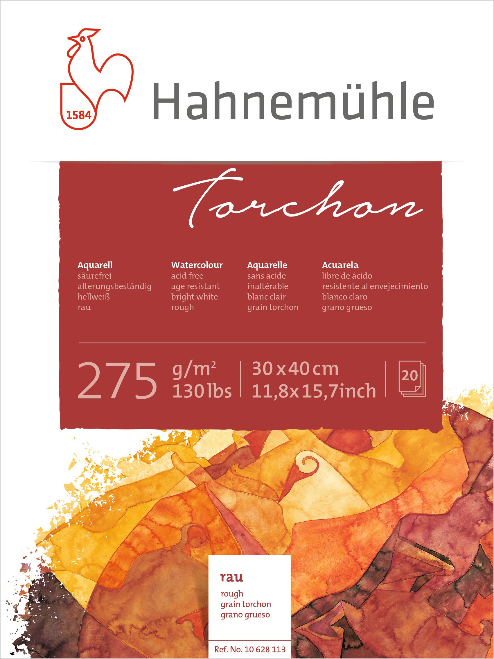 hahnem-hle-aquarellblock-torchon-275-g-m-24-x-32-cm-20-blatt image 7