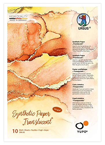 ursus-yupo-synthetic-paper-transparent-wei-din-a5-10-blatt-153-g-qm-synthetisch image 3