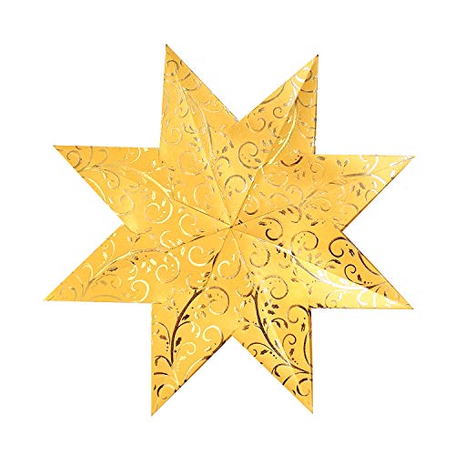 ursus-weihnachtsstern-stella-golden-tendrils-faltstern-set-gelb-gold image 6