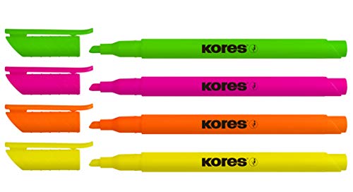 kores-high-liner-textmarker-4er-pack-neon-keilspitze image 8
