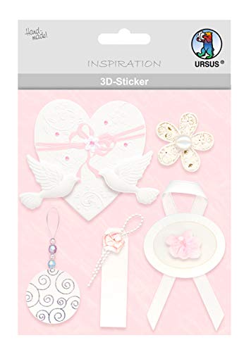 ursus-56420053-3d-sticker-hochzeit-motiv-53-selbstklebend image 2