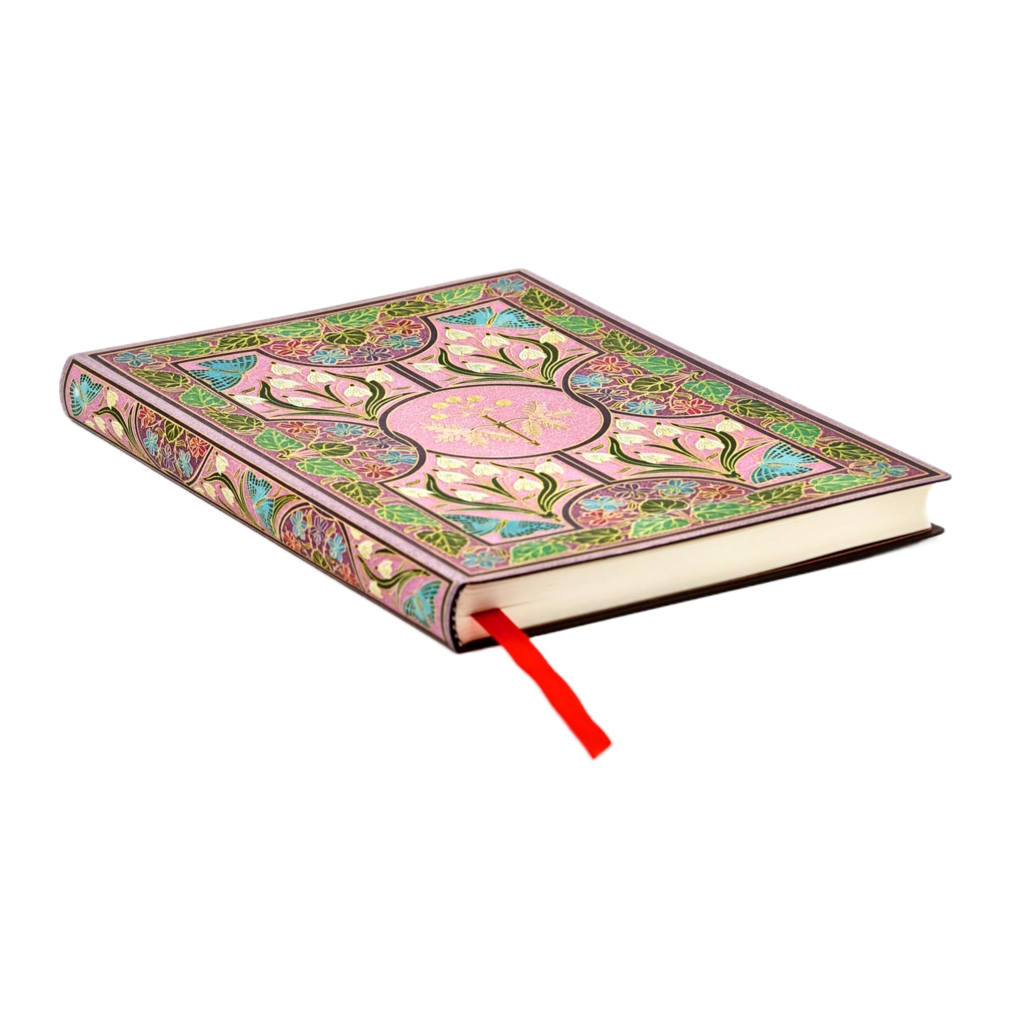 paperblanks-mimosa-poetry-in-bloom-midi-softcover-journal-liniert-mit-gummiband image 3
