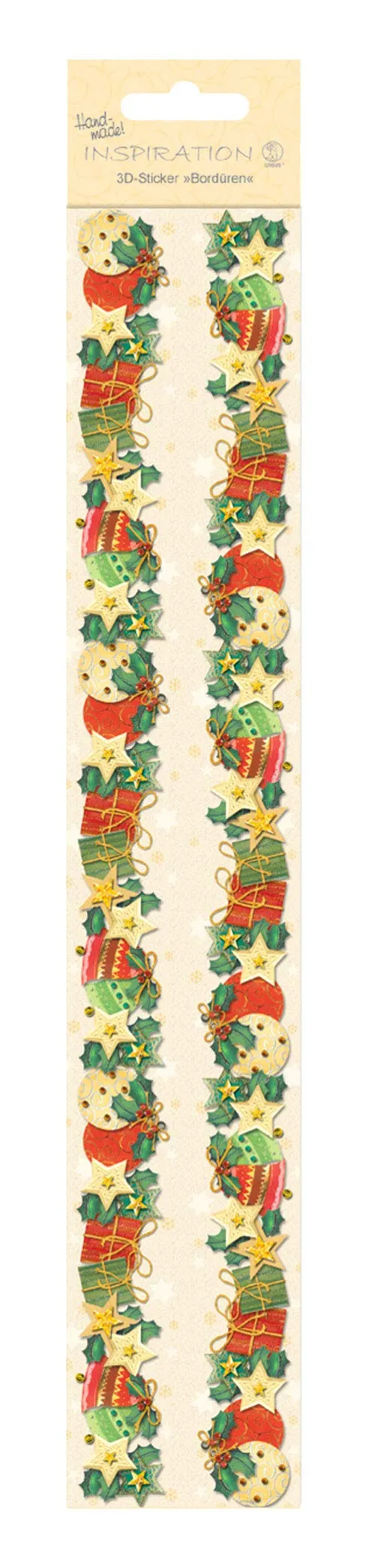 ursus-56430012-3d-sticker-bord-ren-weihnachten-selbstklebend image 1