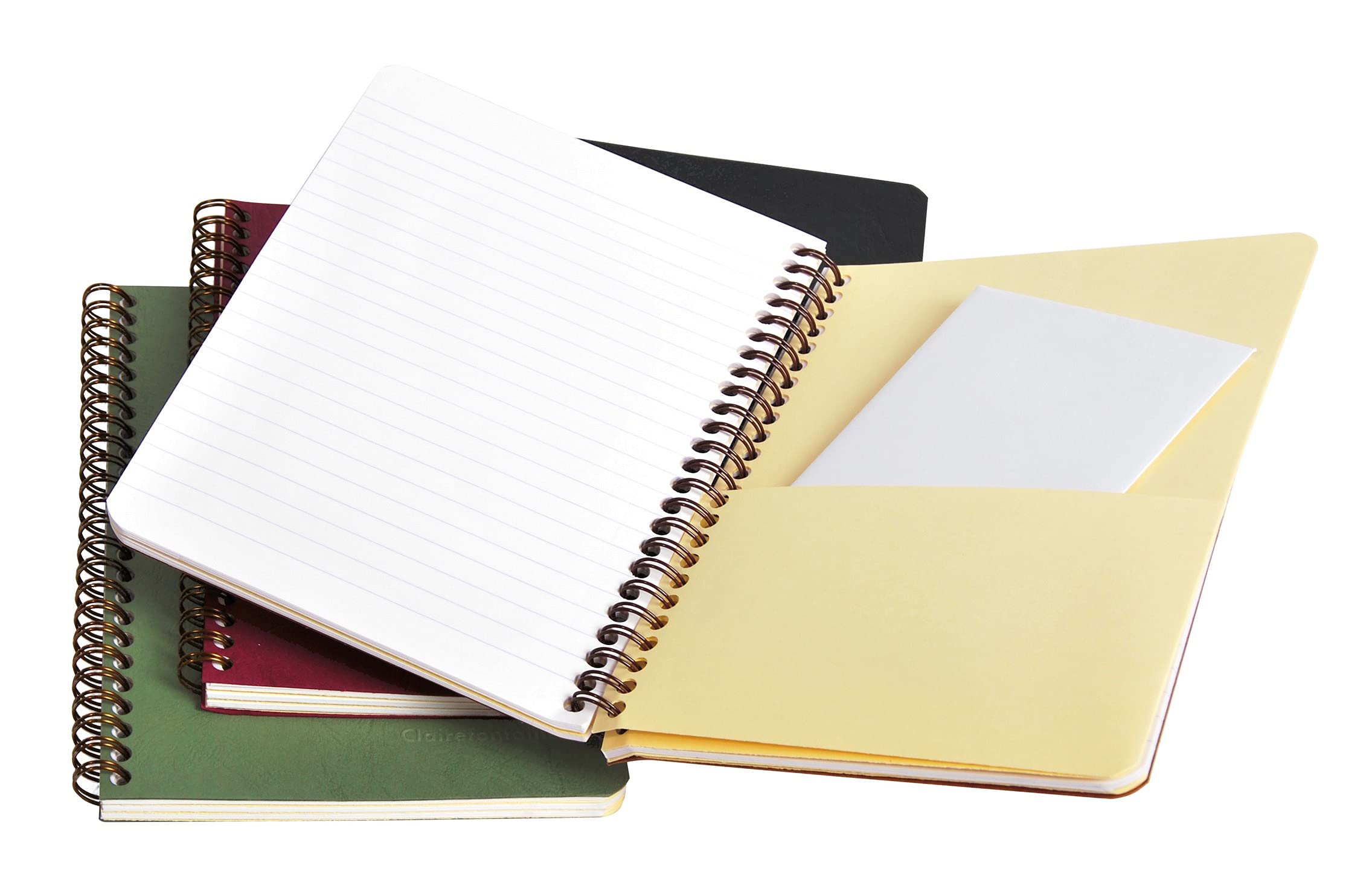 clairefontaine-785664c-age-bag-spiralbuch-a5-liniert-blau-60-blatt-3-taschen image 5