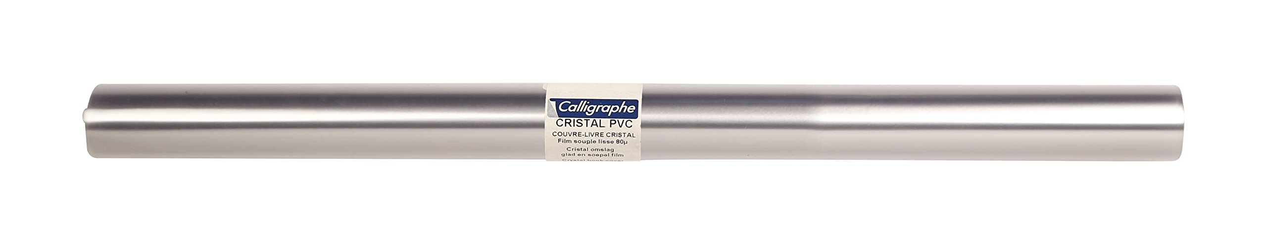 clairefontaine-74205c-buchh-llen-rolle-cristal-5-x-0-45-m-pvc-80-transparent image 1