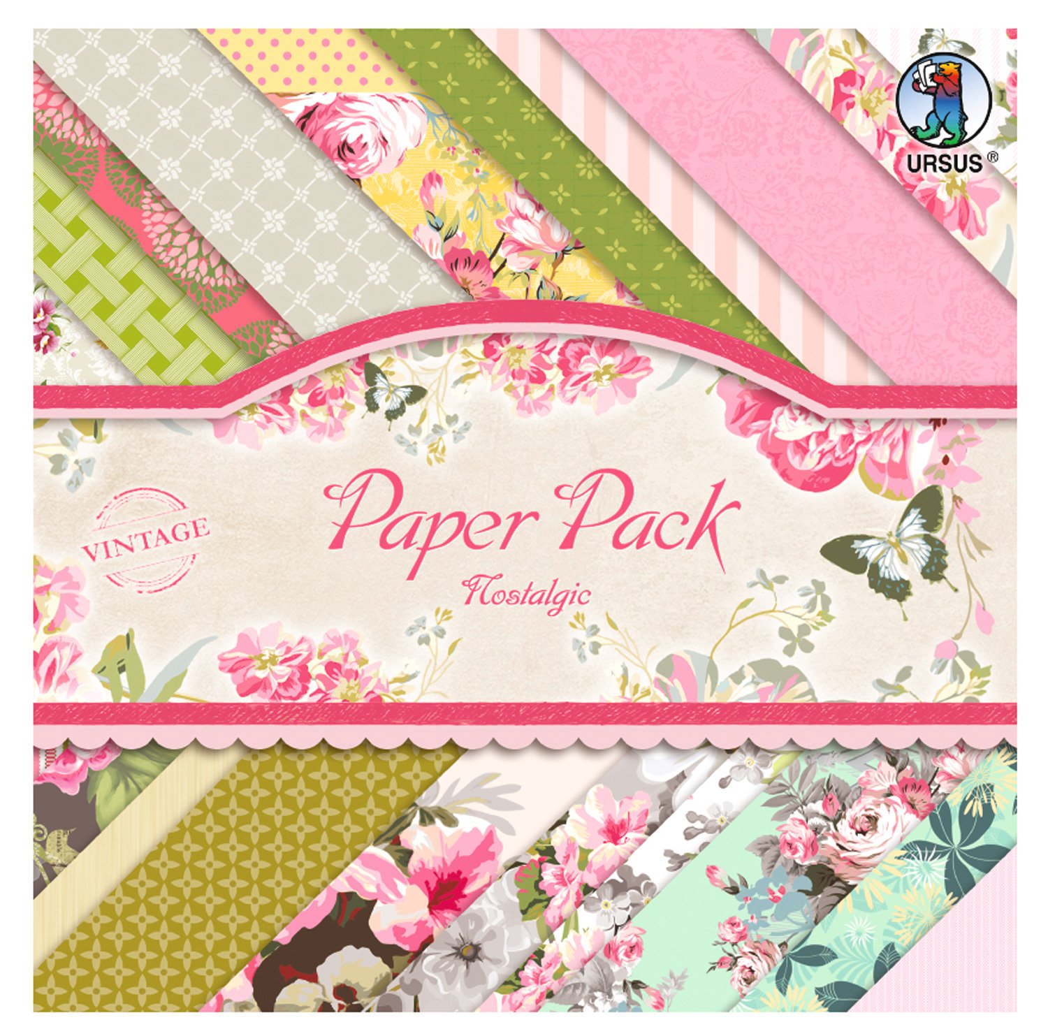 ursus-40950099-paper-pack-nostalgic-20-5-x-20-5-cm-40-blatt image 1
