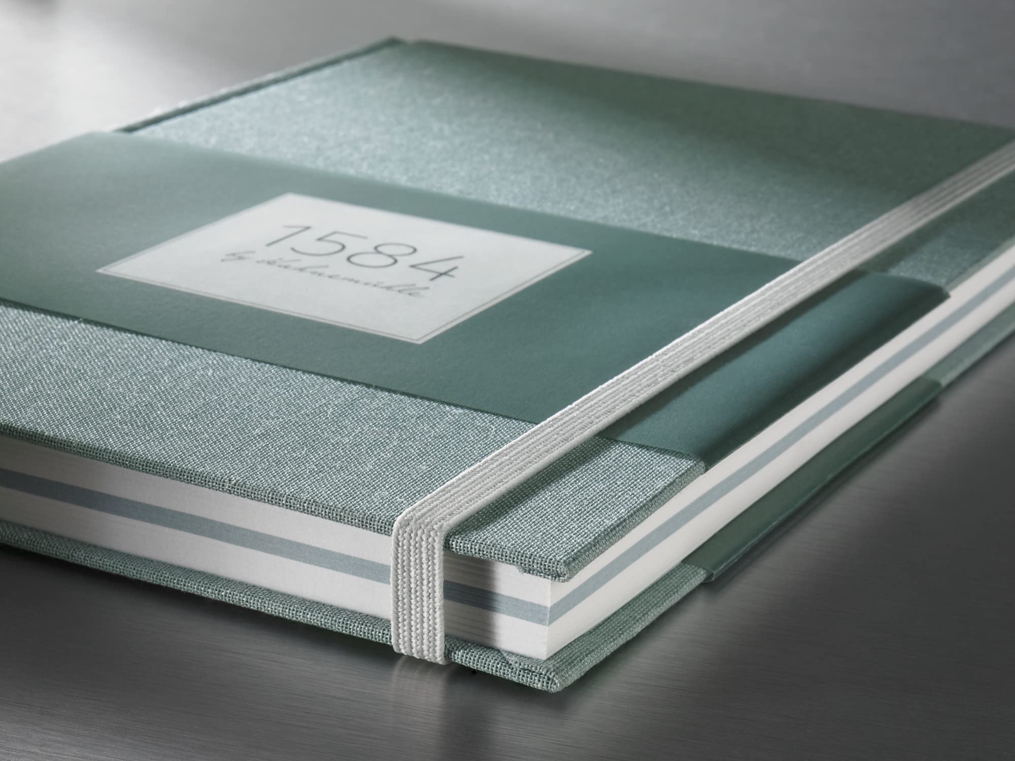 hahnem-hle-notizbuch-1584-seegr-n-a5-hoch-90-g-m-100-blatt-personalisiert-mit-na image 4