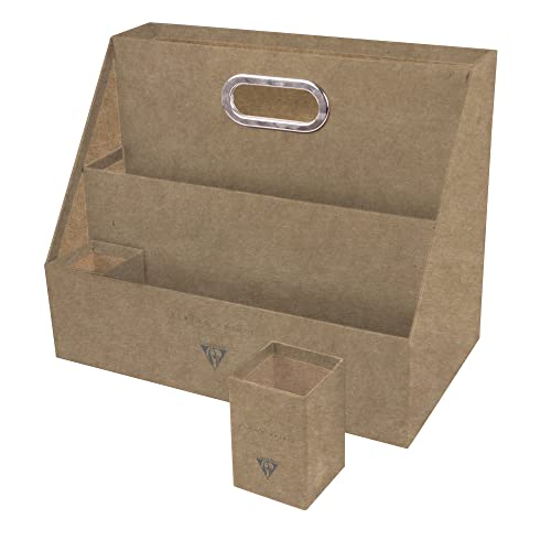 clairefontaine-116030c-flying-spirit-briefablage-organizer-35-5x20x28-5-cm-braun image 4