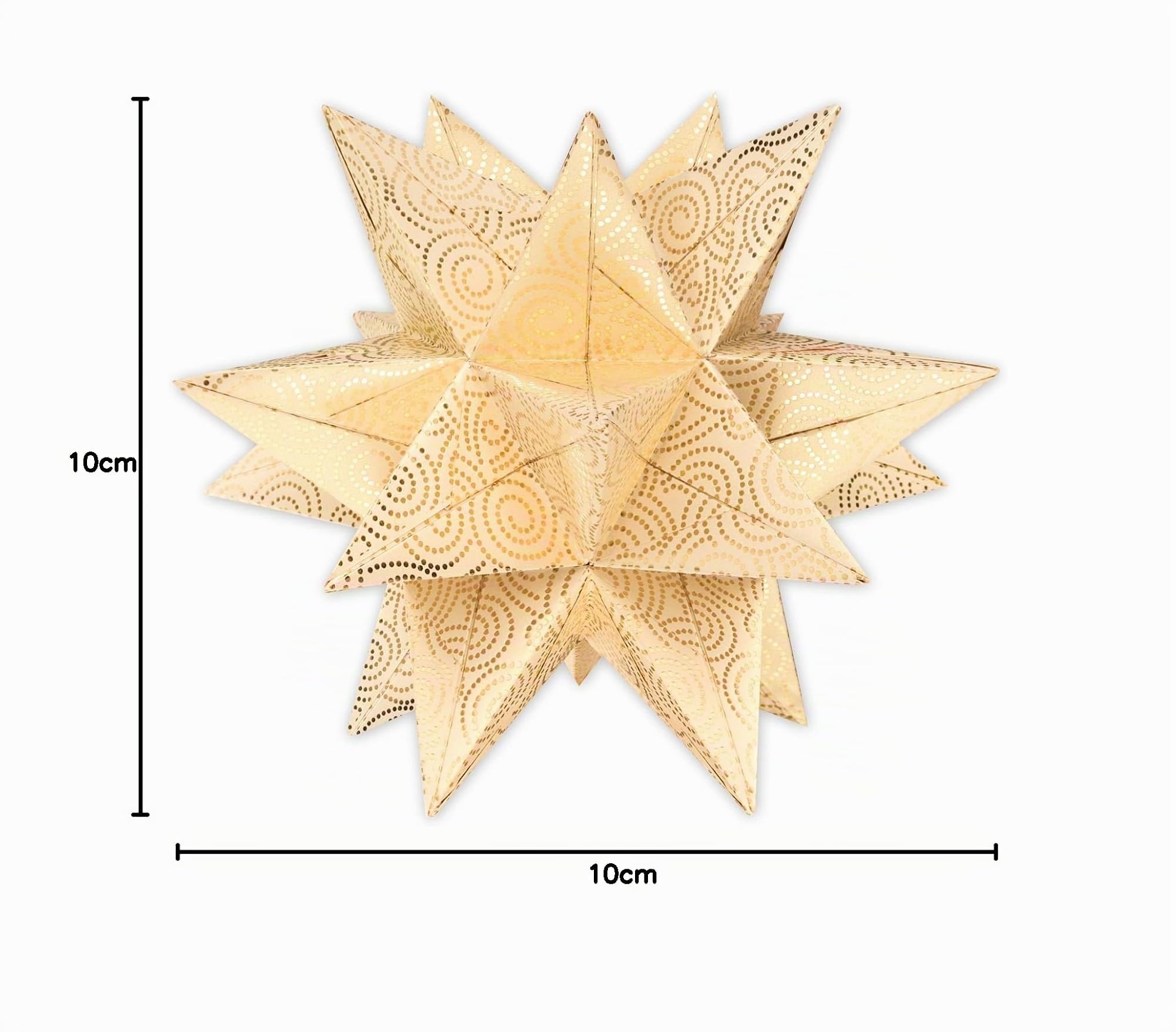 ursus-15996800-faltbl-tter-aurelio-stern-swirl-creme-gold-33-blatt-10x10-cm image 4