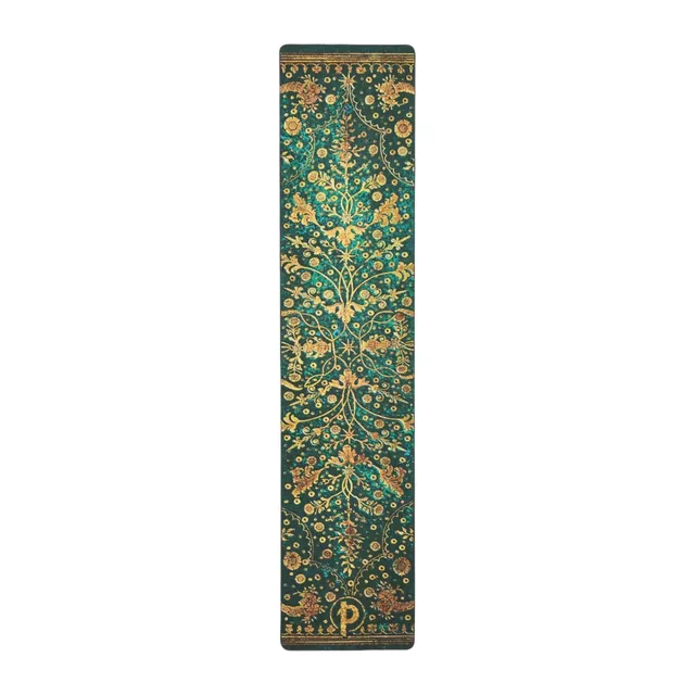 paperblanks-emerald-flower-nature-s-grace-lesezeichen image 1
