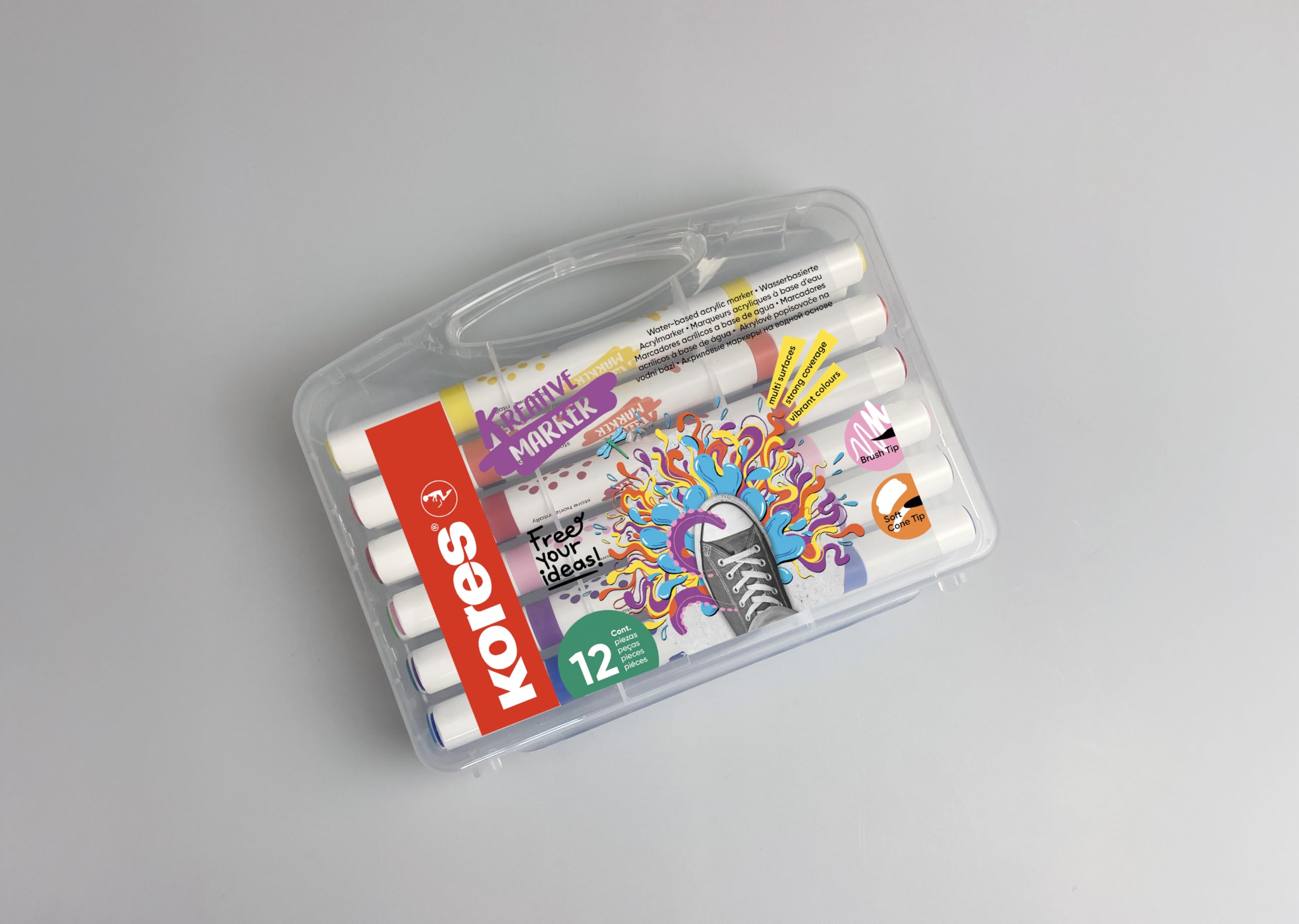 kores-kreative-marker-acryl-duo-tip-set-12-farben-acrylmarker image 6