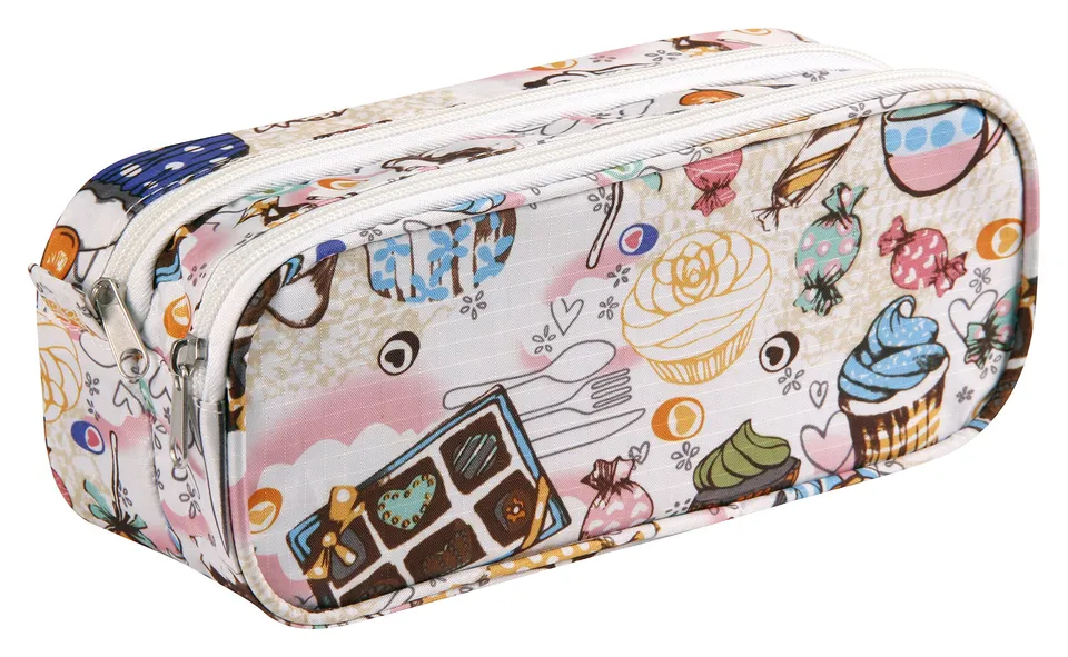 clairefontaine-8527c-schlamperm-ppchen-yummy-textil-22-x-8-x-10-cm-2-f-cher-rech image 1
