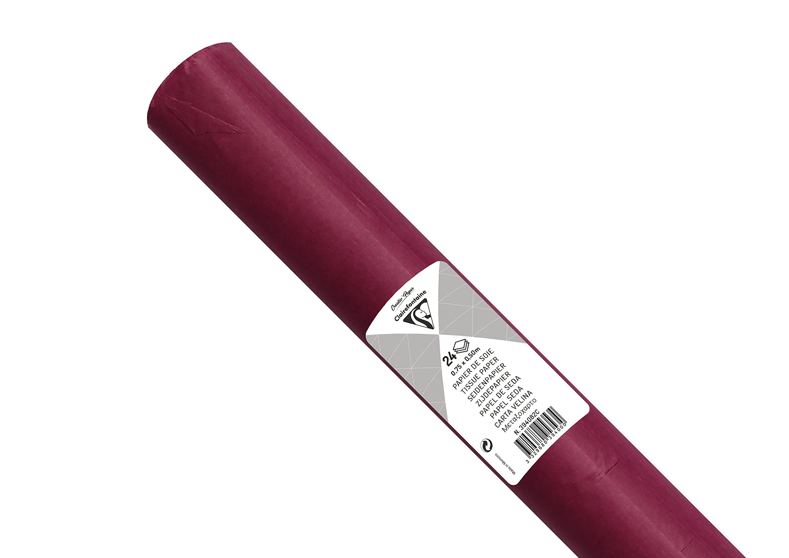 clairefontaine-394003c-seidenpapier-rolle-24-bogen-50x75-cm-18g-zyklamenrot image 7