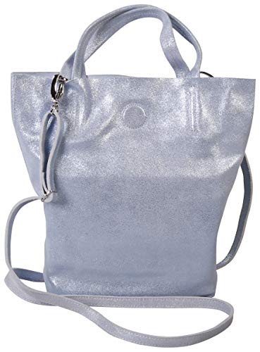 clairefontaine-tasche-plume-rund-aus-lammwildleder-perlmutt-effekt-hellblau-25x1 image 7