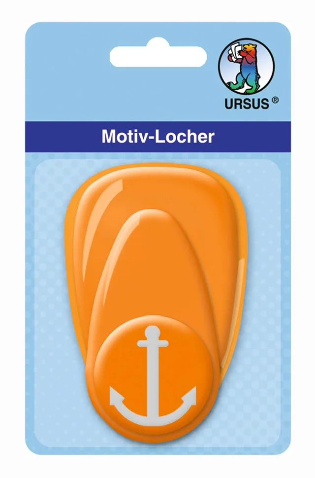 ursus-19480013-motivlocher-mit-hebel-mittel-anker-orange-25-4-mm image 1