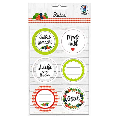 ursus-59520009f-sticker-zum-beschriften-24-selbstklebende-sticker-ca-4-7-cm-bunt image 5