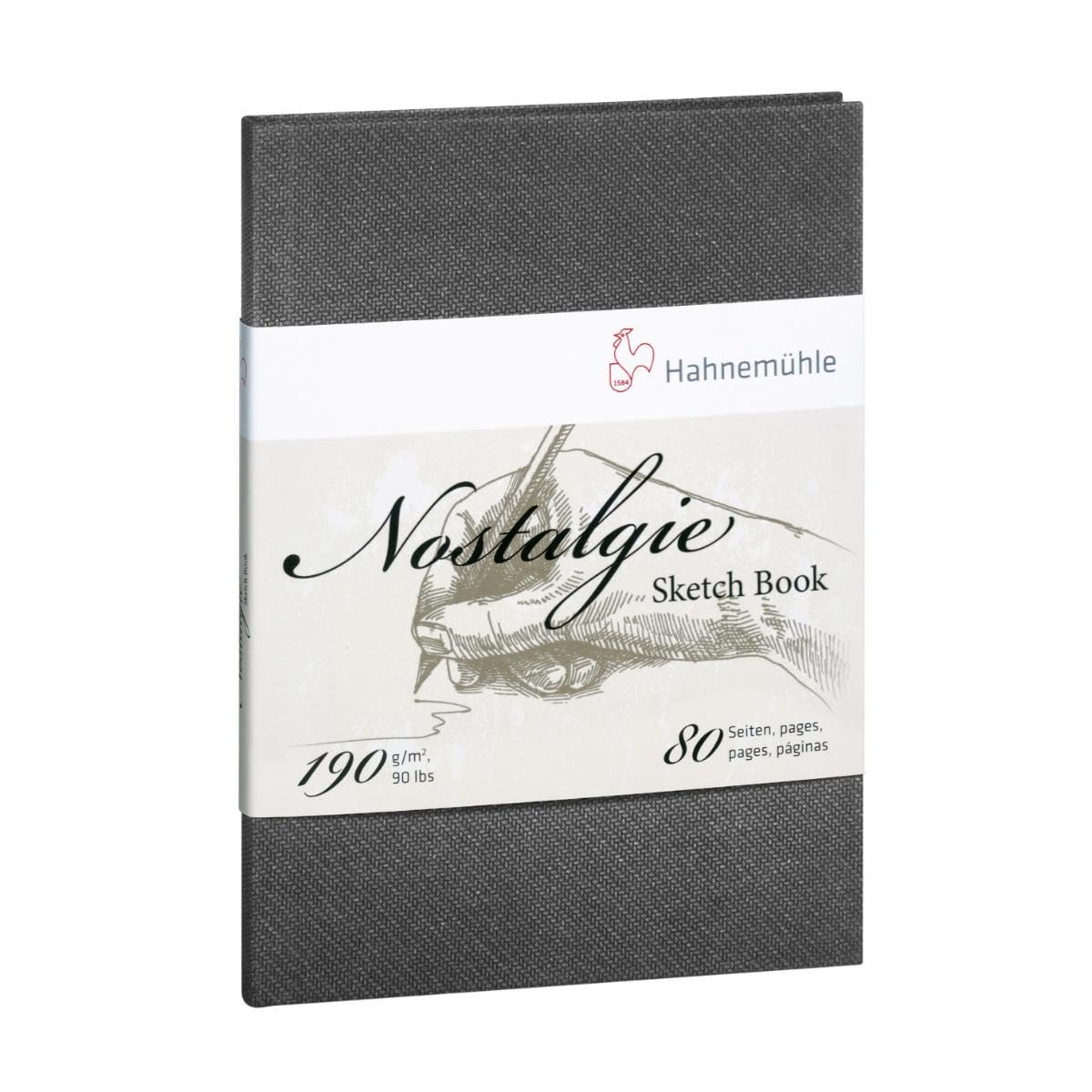 hahnem-hle-nostalgie-skizzenbuch-a4-hochformat-190-g-m-40-blatt-80-seiten image 6