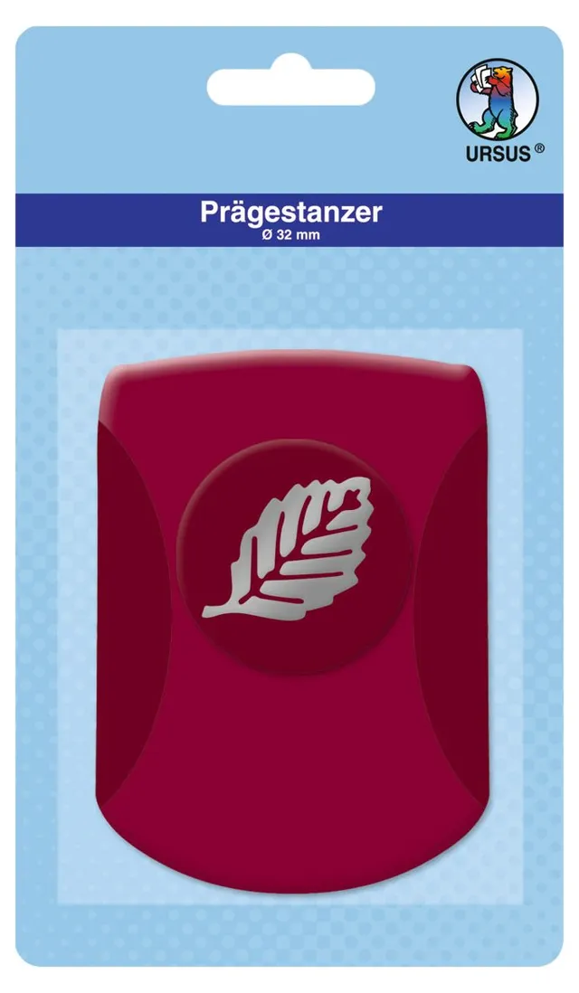 ursus-pr-gestanzer-blatt-32-mm-rosa-f-r-papier-180-240g image 1
