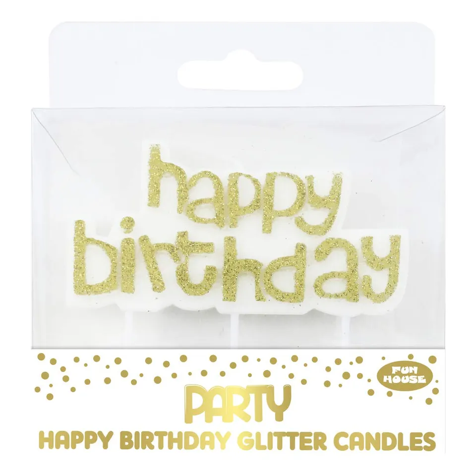 clairefontaine-24336-sc-buchstabenkerzen-happy-birthday-gold-glitzer-set image 1