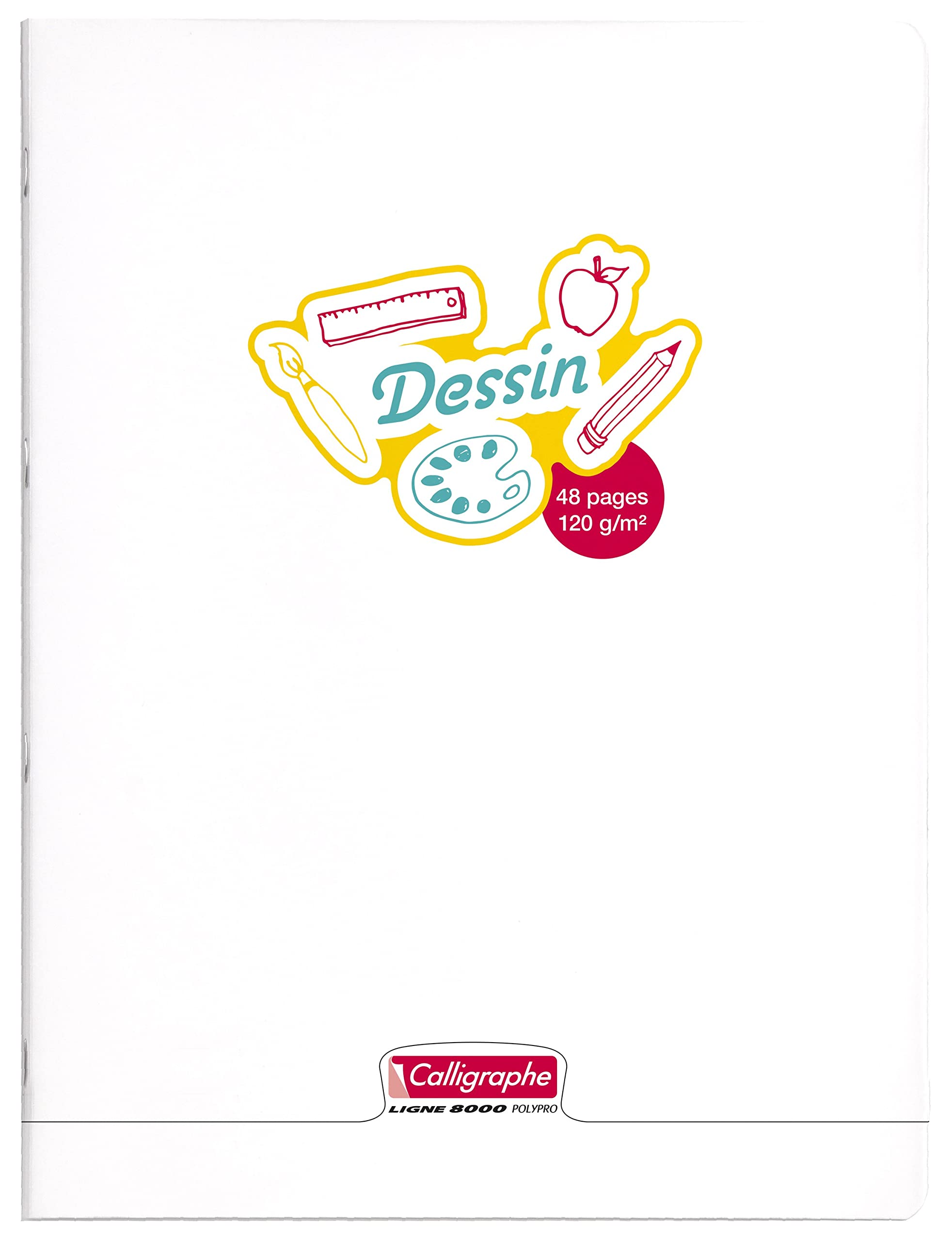 clairefontaine-calligraphe-18154c-zeichenheft-a4-24x32-cm-blanko-120g image 1