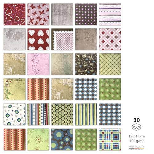 ursus-design-paper-pack-retro-4108-00-04-designpapier-15-x-15-cm-30-blatt-190-g- image 7